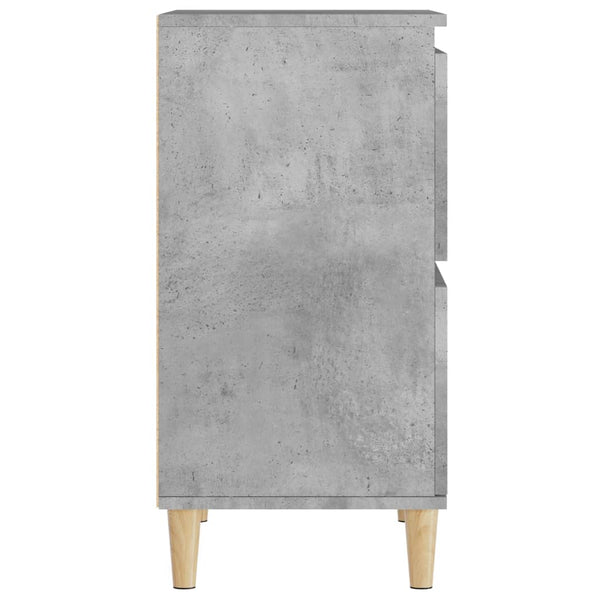 Betongraue Sideboards Ortvin 60x35x70cm (2 Stück Holz)