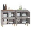 Graue Kommode Ortvin 60x35x70cm (2 Stück Holz)
