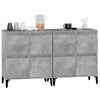 Betongraue Kommoden Sharyn 60x35x70cm (2 Stück, Holz)