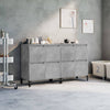 Betongraue Kommoden Sharyn 60x35x70cm (2 Stück, Holz)