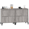 Grauer Beistellschrank Sharyn 60x35x70cm (2 Stück, Holz)