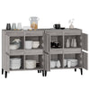 Grauer Beistellschrank Sharyn 60x35x70cm (2 Stück, Holz)