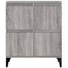 Grauer Beistellschrank Sharyn 60x35x70cm (2 Stück, Holz)