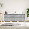 Betongraue Kommoden Ortvin 60x35x70cm (3 Stück Holz)