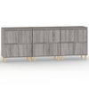 Grauer Beistellschrank Ortvin 60x35x70cm (3 St., Holz)