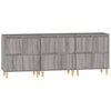 Grauer Beistellschrank Ortvin 60x35x70cm (3 St., Holz)