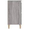 Grauer Beistellschrank Ortvin 60x35x70cm (3 St., Holz)