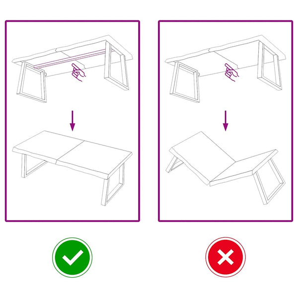 Unbehandelte Tischplatte Tatjana 120x60x(2-6)cm (Massivholz Eiche)