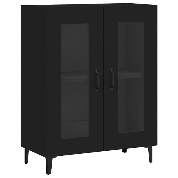 Schwarze Kommode Caragyov 69,5x34x90cm (Holz)