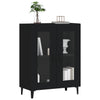 Schwarze Kommode Caragyov 69,5x34x90cm (Holz)
