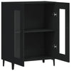 Schwarze Kommode Caragyov 69,5x34x90cm (Holz)