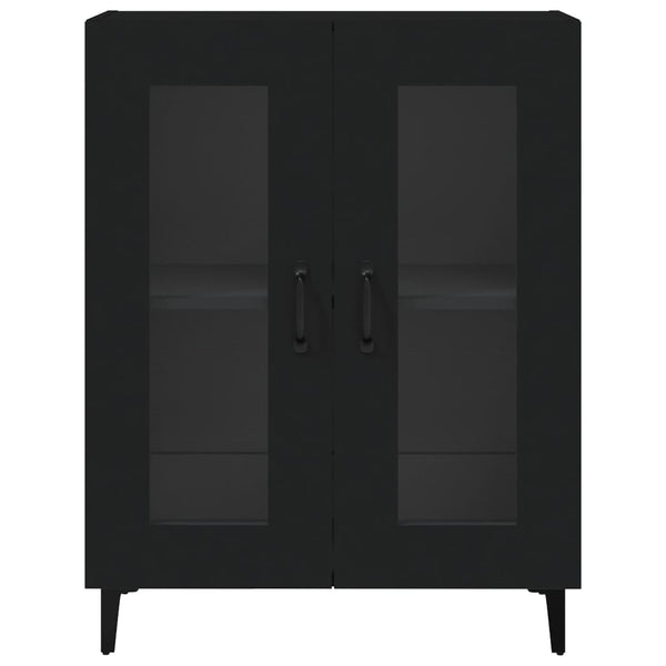 Schwarze Kommode Caragyov 69,5x34x90cm (Holz)
