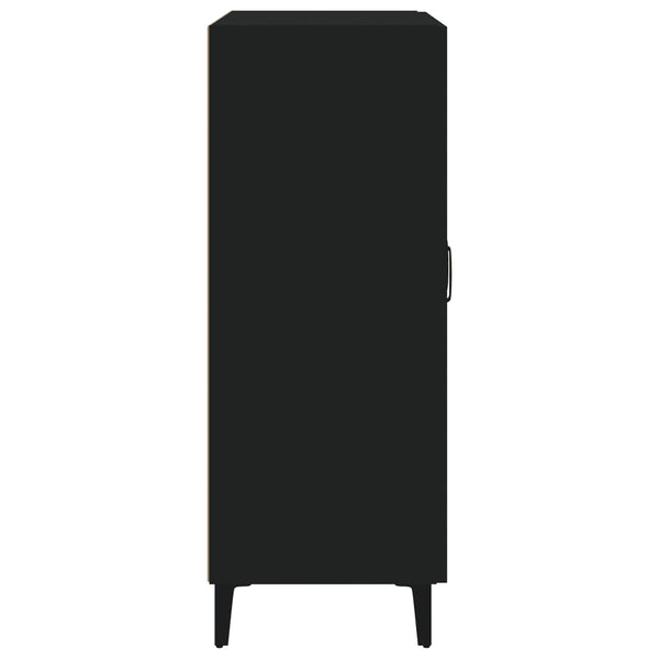 Schwarze Kommode Caragyov 69,5x34x90cm (Holz)
