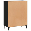 Schwarze Kommode Caragyov 69,5x34x90cm (Holz)