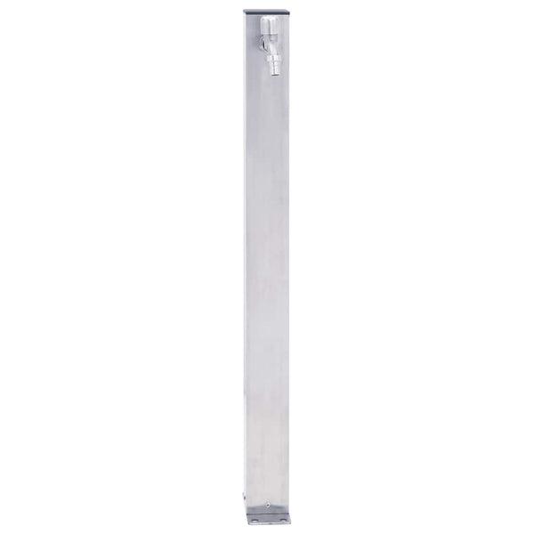 Gartenwasserzapfstelle aus Edelstahl Iasin 80cm (quadratisch)