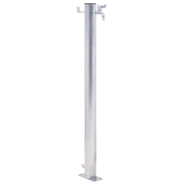 Edelstahl Wasserzapfstelle Iasin 100cm (rund)