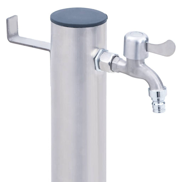 Edelstahl Wasserzapfstelle Iasin 100cm (rund)