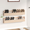 Wand-Schuhregale Gener 110x9x23cm (2 Stück Kiefer)