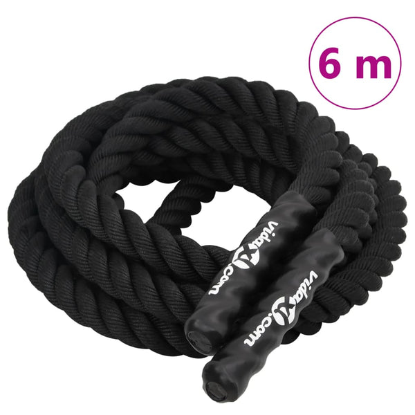 Schlagseil Schwarz 6 m 4,5 kg Polyester
