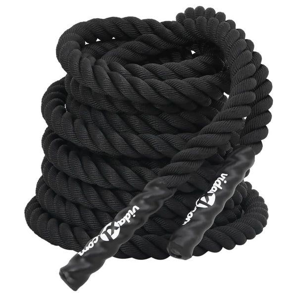 Battlerope schwarz 12 m 9 kg Polyester