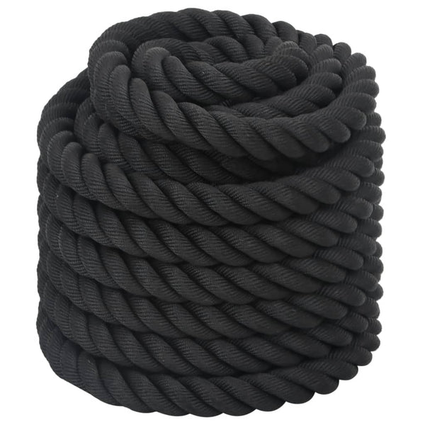 Battlerope schwarz 12 m 9 kg Polyester