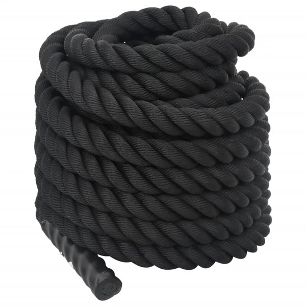 Battlerope schwarz 12 m 9 kg Polyester