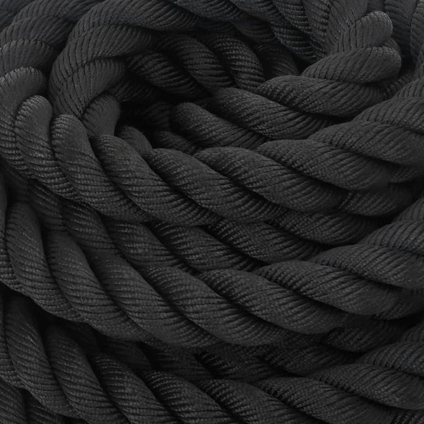 Battlerope schwarz 12 m 9 kg Polyester