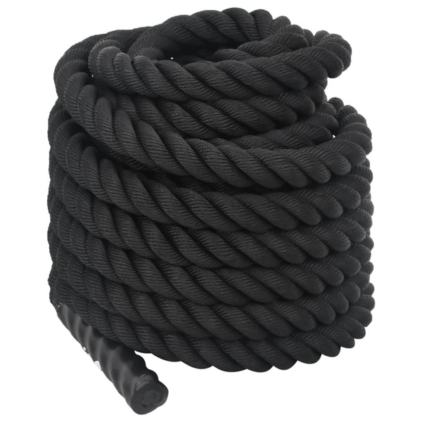 Battlerope schwarz 15 m 11 kg Polyester