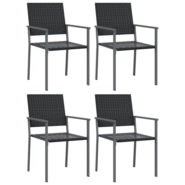 Nicullina Outdoor-Essgruppe (5-teilig, Stahl und Polyrattan)