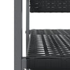 Nicullina Outdoor-Essgruppe (5-teilig, Stahl und Polyrattan)