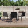 Nicullina Outdoor-Essgruppe (5-teilig, Stahl und Polyrattan)