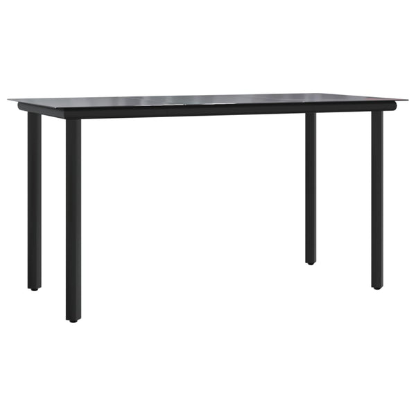 Gartenessgruppe Nicullina (5-teilig, Stahl und Polyrattan)