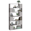 Graues Bücherregal/Raumteiler Qayyum 100x24x188cm