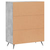 Betongraues Sideboard Engletina 69,5x34x90cm (Holz)