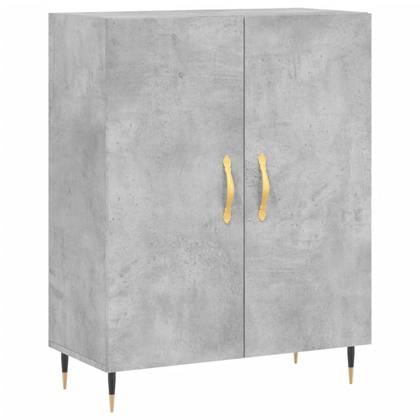 Kommode Merryem 69,5x34x90cm betonggrau (Holz)