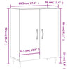 Kommode Merryem 69,5x34x90cm betonggrau (Holz)
