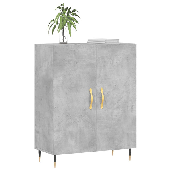 Kommode Merryem 69,5x34x90cm betonggrau (Holz)
