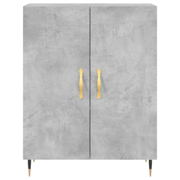 Kommode Merryem 69,5x34x90cm betonggrau (Holz)