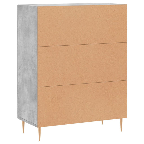 Kommode Olta Betongrau 69,5x34x90cm (Holz)