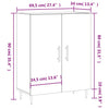 Graues Sideboard Olta 69,5x34x90cm (Holz)