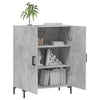 Betongraues Sideboard Visovschi 69,5x34x90cm (Holz)