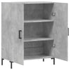 Betongraues Sideboard Visovschi 69,5x34x90cm (Holz)