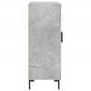 Betongraues Sideboard Visovschi 69,5x34x90cm (Holz)