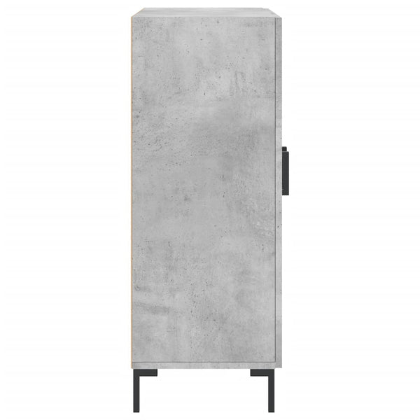 Betongraues Sideboard Visovschi 69,5x34x90cm (Holz)