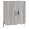 Graues Sideboard Artaxese 69,5x34x90cm (Holz)