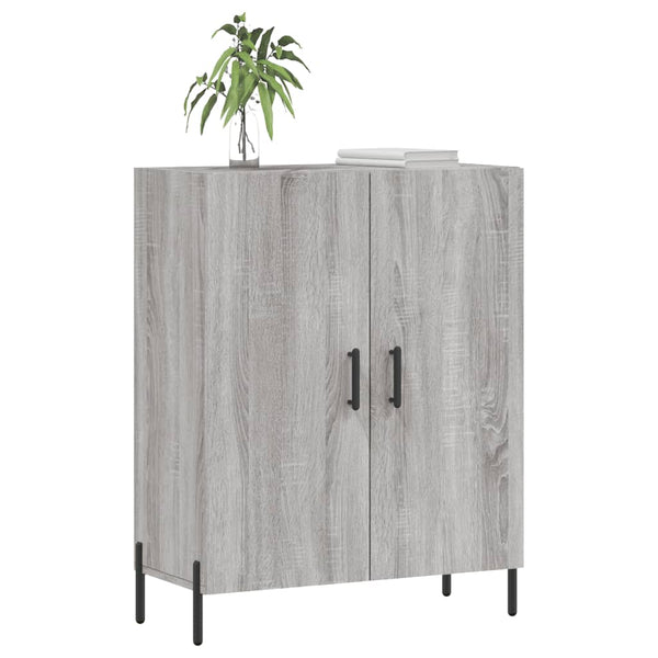 Graues Sideboard Artaxese 69,5x34x90cm (Holz)