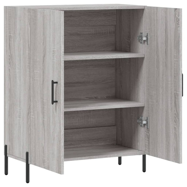 Graues Sideboard Artaxese 69,5x34x90cm (Holz)