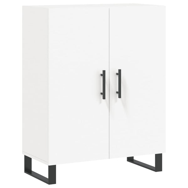 Weißes Sideboard Cazazian 69,5x34x90cm (Holz)