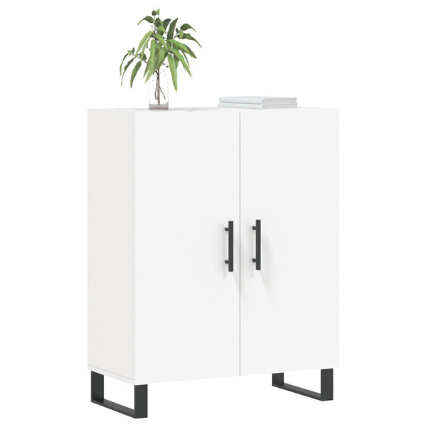 Weißes Sideboard Cazazian 69,5x34x90cm (Holz)