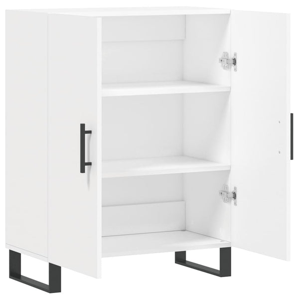 Weißes Sideboard Cazazian 69,5x34x90cm (Holz)